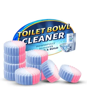 Eco-Friendly Automatic Toilet Tank Bowl Cleaner Tablets 10-Pack Long-Lasting Water Freshener for Stain and Odor Prevention