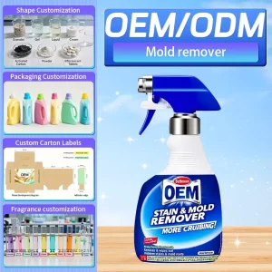 Eco-Friendly Bathroom Tile and Bath Cleaner Liquid Spray with Stain Removal and Fresh Scent
