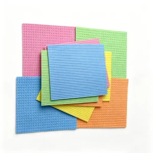 Eco-Friendly Biodegradable Cellulose Cleaning Sponge Cloth Dish Scouring Pad