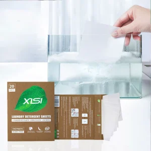 Eco Friendly Biodegradable Cloth Laundry Detergent Strips Underwear Laundry Tablets Detergent Sheet