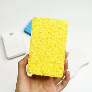 Eco-Friendly Biodegradable Compressed Kitchen Dish Cleaning Sponges & Scouring Pads
