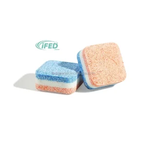 Eco Friendly Biodegradable Cuts Grease & Rinses Sparkling Clean Lemon Scent Dishwashing Cleaning Tablet