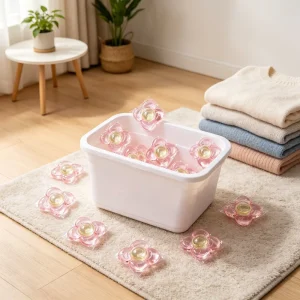 Eco-Friendly Biodegradable Disposable Laundry Detergent Pods Long-Lasting Fragrance Antibacterial Customized 5-in-1 Washing