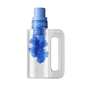 Eco-Friendly Biodegradable Laundry Detergent Refill Pack, Concentrated Liquid, Cap, Large-Capacity Bottle