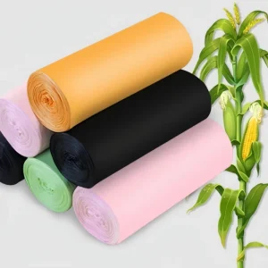 Eco Friendly Biodegradable Plastic Household Garbage Bags for Home & Kitchen Use