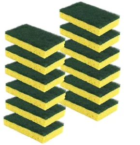 Eco-Friendly Blue Non-Scratch Kitchen Scouring Pads for Dishes, Pans, Pots, and Hard Stains, No. 8904