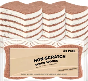 Eco Friendly Coconut Complex Cellulose Sponge Natural Dish Cleaning Kitchen Scourer Eco Sisal Sponges Scouring Pads