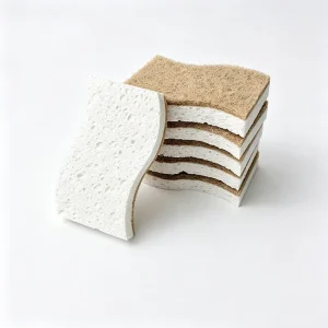 Eco-Friendly Coconut Scrubber Cellulose Sponge Dishwashing Loofah