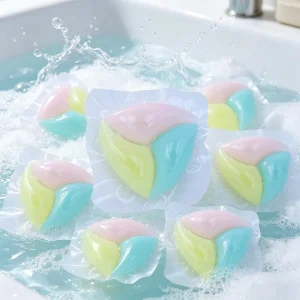 Eco-Friendly Color Protect Laundry Pods Anti-Fade Fabric Care Deep Clean Long-Lasting Fragrance Anti-Bacterial for Apparel