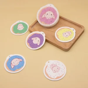 Eco-Friendly Compressed Natural Cellulose Kitchen Dishwashing Sponge Scouring Pads