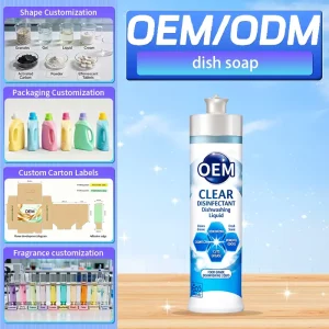 Eco-Friendly Concentrated Lemon Dishwashing Detergent Liquid