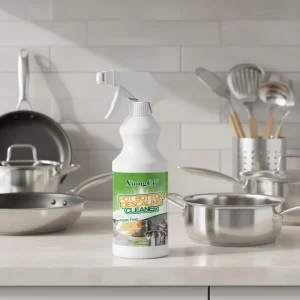 Eco Friendly Cookware Oil Stain Spray Cleaner for Pot Bottom and Deep Stain Removal