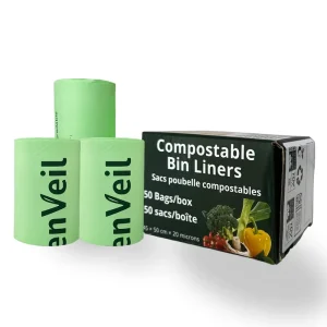 Eco-Friendly Custom Printed Biodegradable 13 Gallon Garbage Bags for Household Use