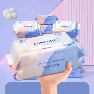 Eco-Friendly Custom Wet Tissue Wipes for Babies with Sensitive Skin