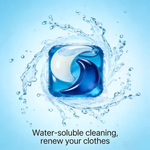 Eco-Friendly Deep-Clean Concentrated Laundry Detergent Pods, Fragrant, Mother and Baby Apparel Use