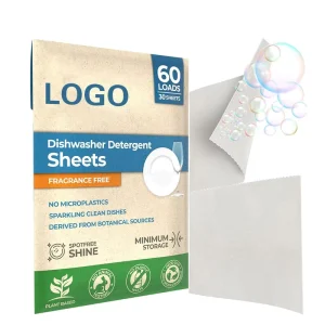 Eco Friendly Dishwasher Detergent Sheets Low Foam