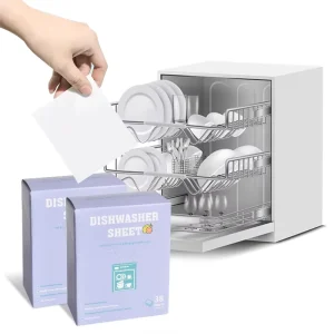 Eco Friendly Dishwasher Detergent Tablet Sheet Dishwashing Detergent Sheets No Phosphorus Dishwasher Sheet