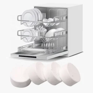 Eco Friendly Dishwashing Cleaner Tablet Concentrated Rinse Block Dish Tabs Cleaning Dishwasher Detergent Tablets