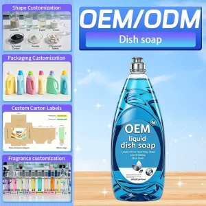 Eco Friendly Dishwashing Liquid Detergent Kitchen Use Grapefruit Lemon Scent Powerful Cleaning