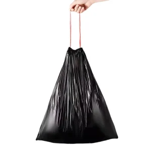 Eco Friendly Disposable Bio Plastic Polythene Roll Garbage Bags with Side Gusset Supermarket Household Trash Bags