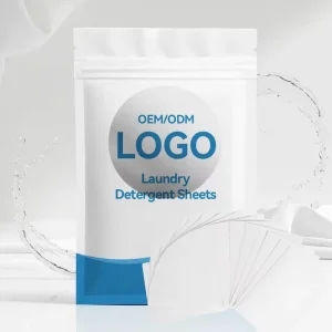 Eco Friendly Disposable Biodegradable Hypoallergenic Natural Super Condensed Laundry Detergent Sheets & Strips