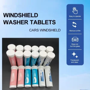 Eco Friendly Disposable Custom Label Solid Car Glass Window Mirror Cleaning Tablets