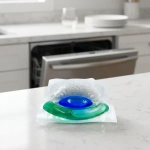 Eco-Friendly Disposable Dishwasher Pods Liquid Detergent Deodorizing and Stain Removal Long-Lasting Fragrance