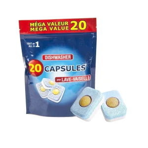 Eco-Friendly Disposable Dishwasher Tablets Bulk Pack Durable Environment-Friendly with Powerful Stain Removal