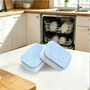 Eco Friendly Disposable Dishwashing Cleaning Tablets Eliminate Lingering Food Odors by Removing Grime Limescale Kitchen Wares