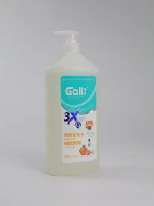 Eco-Friendly Disposable Dishwashing Liquid Detergent Lemon Scent 520ml Anti-Bacterial for Tableware Washing