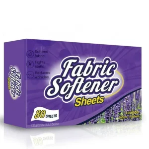 Eco Friendly Disposable Dryer Sheets Fabric Softener with Static Wrinkle Control Solid Shape for Apparel Detergent Use