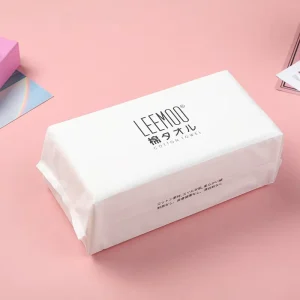 Eco Friendly Disposable Facial Towel Box Pack Multi Color Optional Dry Wet Dual Use Facial Cleansing Wipes Travel Essential