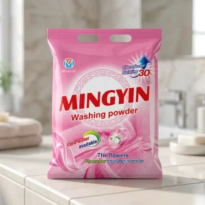 Eco-Friendly Disposable Floral-Scent Laundry Detergent Powder Deep Stain Removal Household Apparel Cleaning