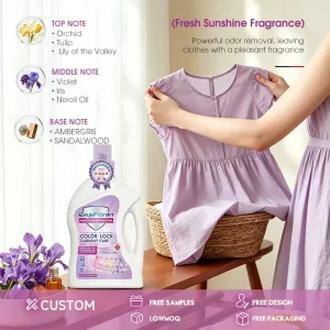 Eco Friendly Disposable Fresh Scent Liquid 2KG Apparel Fragrance Softener 15-30% Active Ingredient for Clothes Washing