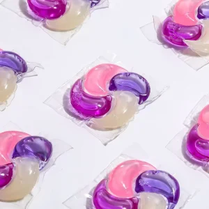 Eco-Friendly Disposable Laundry Detergent Pods Hypoallergenic Fast Dissolving 50%-80% Active Ingredients Natural