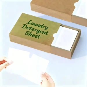 Eco-Friendly Disposable Laundry Detergent Tablets Customizable Scent and Count