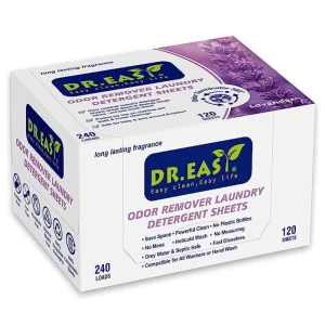 Liquidless Deep Cleaning Clothes Laundry Detergent Sheets for Hand and Machine Washing