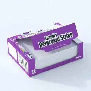 Eco Friendly Disposable Lightweight Super Concentrated Solid Laundry Detergent Tablets & Strips Bacteriostasis for Bathroom Use