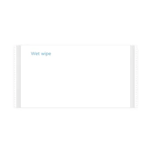 Eco Friendly Disposable Non Scented Non Woven Wet Wipes 45x130mm Single Piece Independent Packaging Easy Carry OEM ODM
