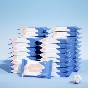 Eco Friendly Disposable Non Woven Household Hygiene Soft Baby Wipes Cleansing OEM Wet Wipes Cleaning