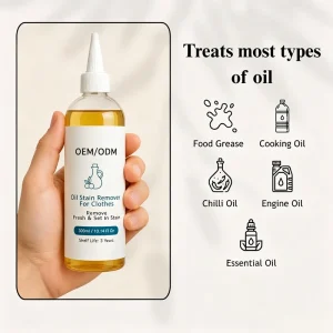 Eco-Friendly Disposable Remover Cooking Grease Chilli Engine Essential Oil 300ml Multi-Purpose Stain Remover for Clothes
