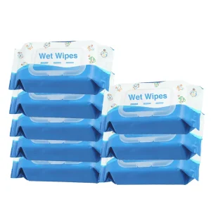 Eco-Friendly Disposable Soft Baby and Adult Cleansing Wipes for Sensitive Skin OEM Wet Wipes