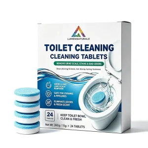 Eco Friendly Disposable Solid Cleaning Tablets for Strong Odor Elimination and Stain Removal Toilet Cleaner