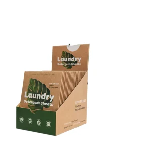 Eco-Friendly Disposable Solid Laundry Detergent Sheets