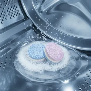 Eco-Friendly Disposable Washing Machine Cleaning Tablet for Dirt, Residue, and Musty Odors