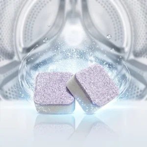 Eco-Friendly Disposable Washing Machine Cleaning Tablets for Tub Gaps and Lingering Odors