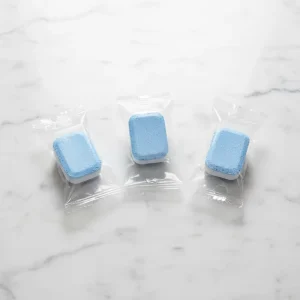 Eco Friendly Disposable Water Soluble Biodegradable Dishwashing Tablets Superior Gentle Cleaner for Greasy Pots Pans Travel