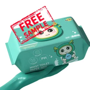 Eco Friendly Disposable Wet Toilet Wipes Large Pack 80 Sheets Pure Water Flushable for Household Hygiene Cleansing Wipes