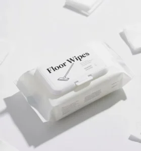 Eco-Friendly Disposable Wet and Dry Wipes, Extra-Soft Biodegradable, for Floor Cleaning