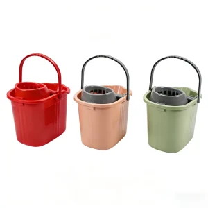 Eco-Friendly Durable PP Material Handheld Rectangular Mop Bucket with 26-30L Capacity